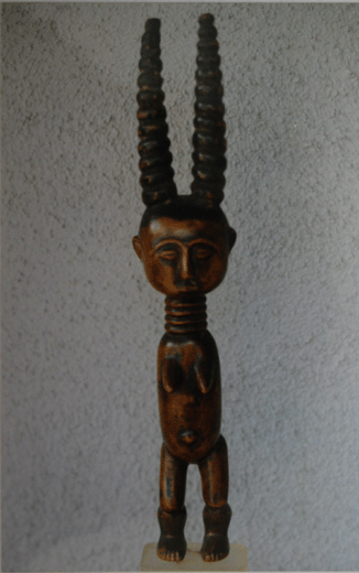 African Sculpture, Authentic Abron Statue From Ghana. Mid 20th C