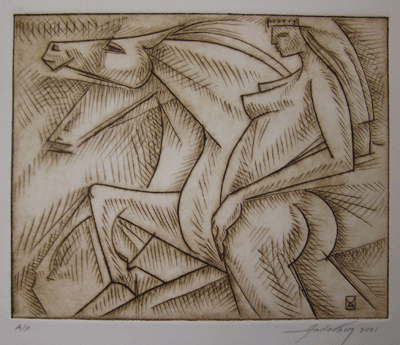 Bill Anderson, Dry Point ,  "Natures Best",  Created in 2001 ,