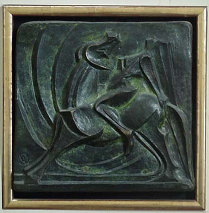 Bill Anderson, Bronze,  "Stretch" ,  Created in 1986,  Size  10