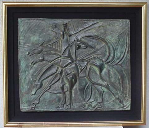 Bill Anderson,  Bronze,  "Geometric Movement" ,  Created in 1981
