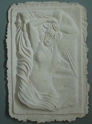 Bill Anderson, Cast Paper,  "Rest" ,  Created in 1984,  Size  12