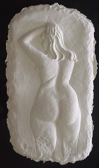 Bill Anderson, Cast Paper,  "Standing Nude / Back View" ,  Creat