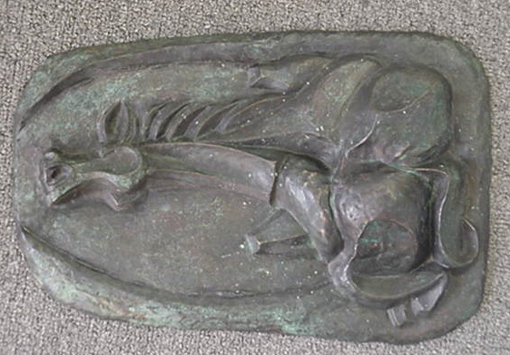 Bill Anderson, Bronze,  "Agony" ,  Created in 1982,  Size  9"  x