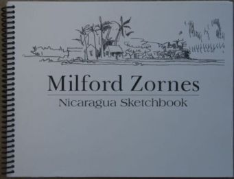 Milford Zornes, Nicaragua Sketchbook, Spiral bd, Signed by Zorne