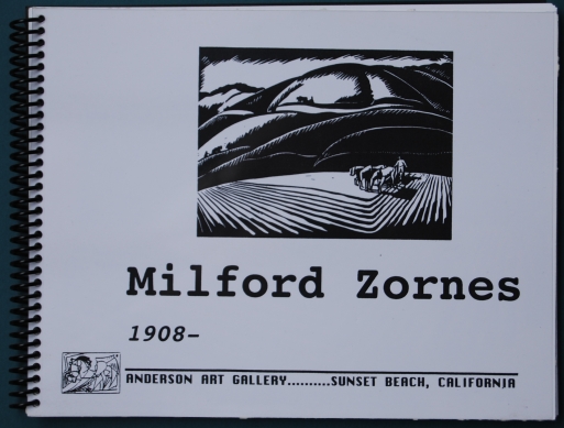 Book of "Milford Zornes Varety of work, Spiral bound with Origin
