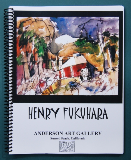 Book of Henry Fukuhara with Signed Original Linoleum Block Print
