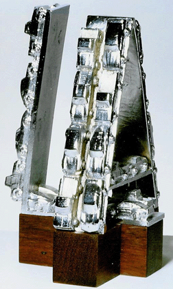 Howard Hitchcock, Bronze,  "L.A." ,  9 3/4" x   6 5/8" x  5 13/1