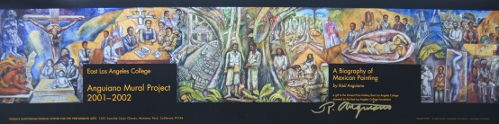 Poster - The Mural, 10" x 39", Signed in Gold by Raul Anguiano